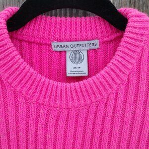 Urban Outfitters pink crop top sweater